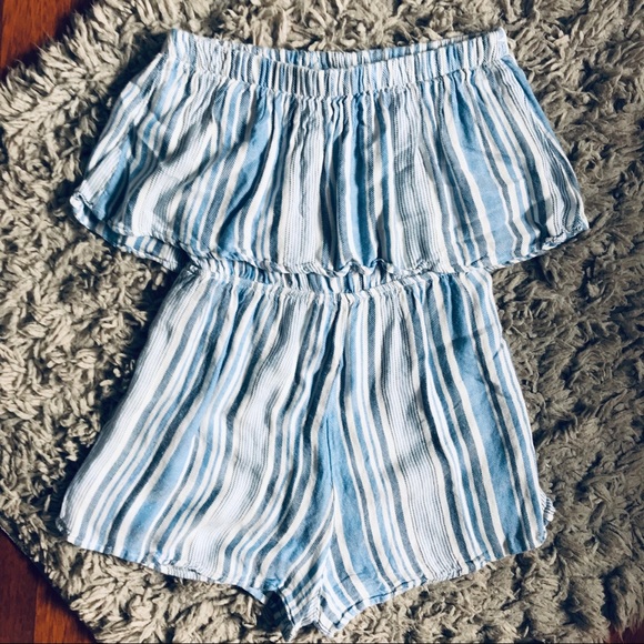 Rue21 Pants - 5/$25 Rue21 • Strapless Striped Romper